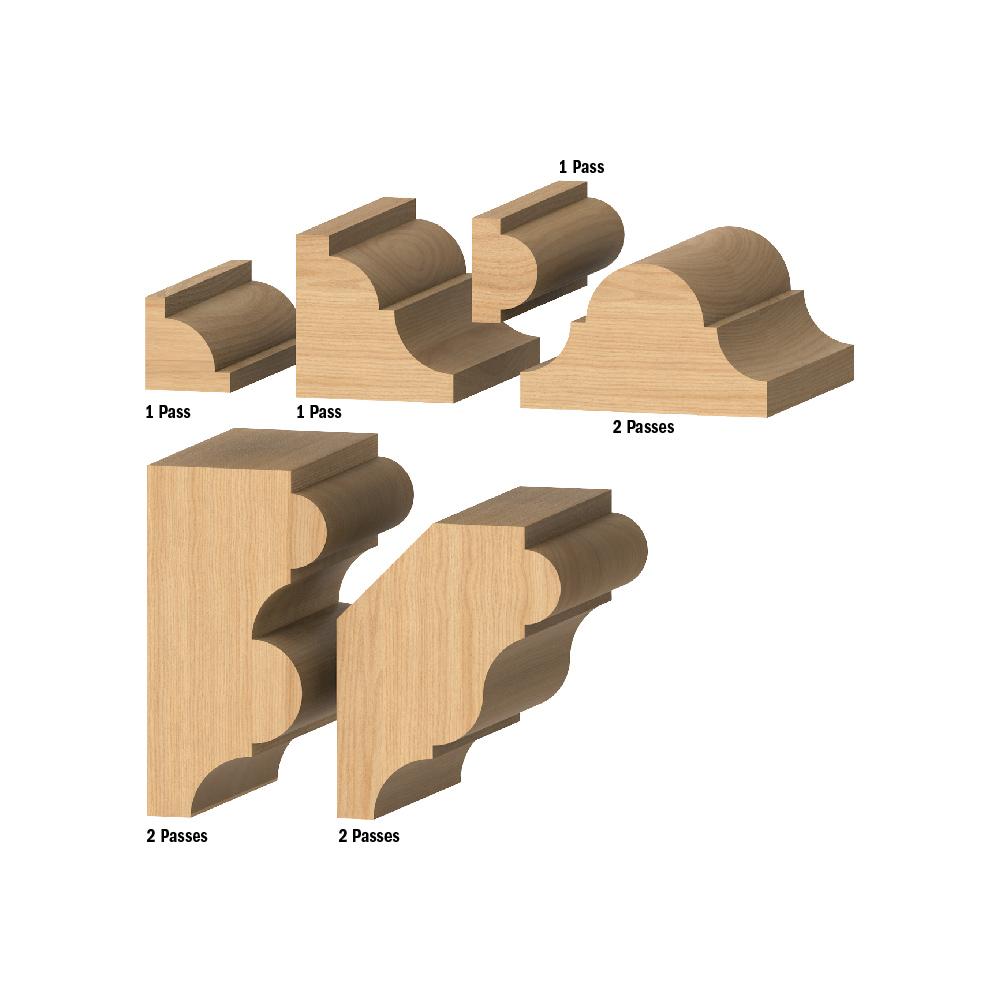 Multiprofile router bits 8/956.801-802 | Industrial router bits | CMT ...