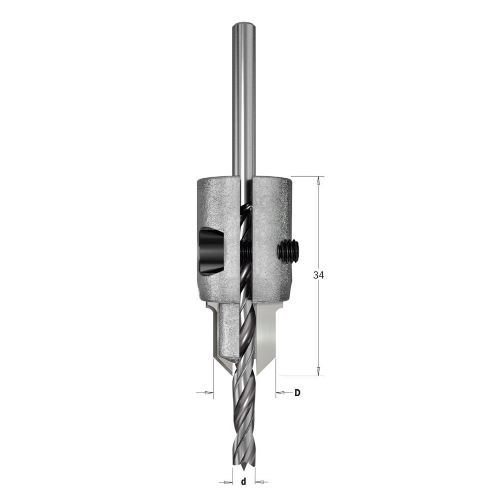 Adjustable countersink 521.001 Boring bits & Forstner bits CMT